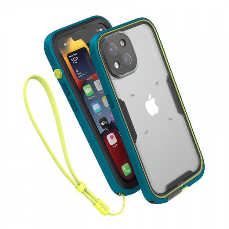 Водонепроницаемый чехол Catalyst Total Protection Case для iPhone 13 голубой (Marine Blue)