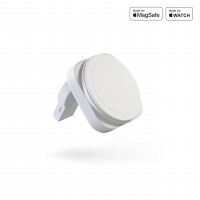 Беспроводное зарядное устройство Zens 2-in-1 MagSafe + Watch Travel Charger белое