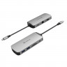 USB-хаб ADAM elements CASA Hub X DisplayPort 10-in-1 серый (AAPADHUBXDPGY) - фото № 3