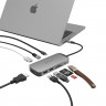 USB-хаб ADAM elements CASA Hub X DisplayPort 10-in-1 серый (AAPADHUBXDPGY) - фото № 6