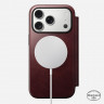 Кожаный чехол-книжка Nomad Modern Horween Leather Folio для iPhone 17 Pro Limited Edition: Burgundy Chromexcel - фото № 4