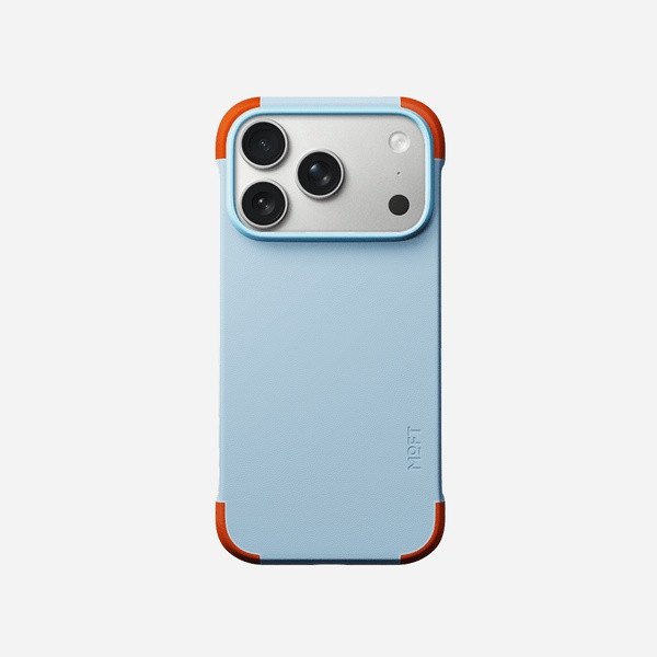 Чехол MOFT Frame Case MOVAS для iPhone 17 Pro голубой/оранжевый (Soothing Mist x Sunrise)