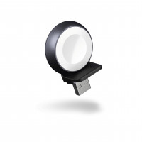 Беспроводное зарядное устройство Zens Aluminium Apple Watch USB-stick черное