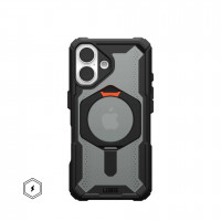 Чехол UAG Plasma XTE с MagSafe для iPhone 16 черный/оранжевый (Black/Orange)