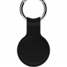 Силиконовый брелок-подвеска с кольцом для ключей iNeez для AirTag черный - фото № 2