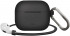 Чехол с карабином + ремешок Uniq Vencer Hang Case для AirPods 3 темно-серый