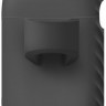 Чехол с карабином + ремешок Uniq Vencer Hang Case для AirPods 3 темно-серый - фото № 3