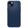 Чехол SPIGEN Silicone Fit с MagSafe для iPhone 14 Plus темно-синий (Navy Blue)