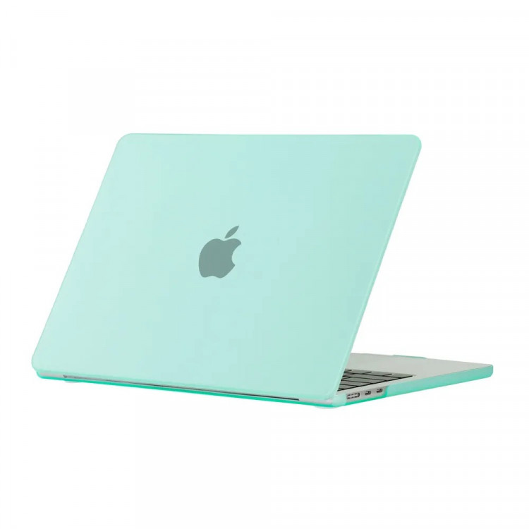 Чехол пластиковый Gurdini Crystall Series для MacBook Air 15" (2023) A2941 кремово-зеленый