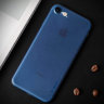 Чехол Memumi ультра тонкий 0.3 мм для iPhone 7/8/SE 2 синий - фото № 3