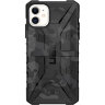 Чехол UAG Pathfinder SE Camo для iPhone 11 чёрный камуфляж (Midnight) - фото № 3