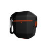 Чехол UAG Hard Case для AirPods чёрно-оранжевый (black/orange) - фото № 3