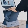 Подставка-трансформер для ноутбука MOFT Z 5-in-1 Sit-Stand Desk серебристая - фото № 9
