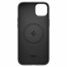 Чехол SPIGEN Silicone Fit с MagSafe для iPhone 14 Plus черный (Black) - фото № 5