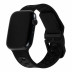 Силиконовый ремешок UAG Civilian Strap для Apple Watch 49/45/42/44 мм графит/черный (Graphite/Black)