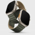 Силиконовый ремешок Uniq Revix для Apple Watch 42/44/45/49 мм зеленый/коричневый