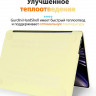 Чехол пластиковый Gurdini Crystall Series для MacBook Air 15" (2023) A2941 лимонно-желтый - фото № 4