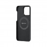 Чехол PITAKA MagEZ Case 4 для iPhone 15 Plus черно-серый узкое плетение 600D Twill (KI1501MA) - фото № 6
