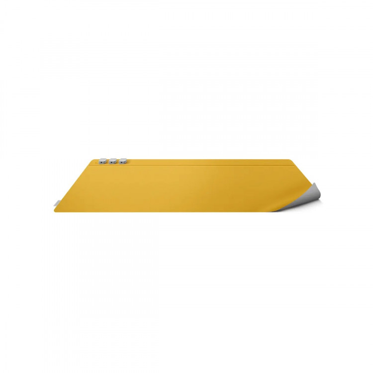 Двухсторонний коврик для мыши Uniq Hagen Reversible Smart Organization Desk Mat желтый/серый