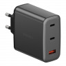 Сетевое зарядное устройство EnergEa AmpCharge GaN100 (2 USB-C, 1 USB-A) EU 100 Вт