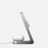 Беспроводное зарядное устройство Nomad Stand One (4th Gen) серебро (Silver) - фото № 4