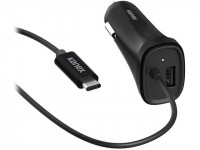 Автомобильное зарядное устройство Kanex USB-C Car Charger 15+5W 1.2 м
