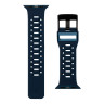 Силиконовый ремешок UAG Civilian Strap для Apple Watch 49/45/42/44 мм темно-синий (Mallard) - фото № 3