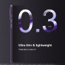 Чехол Memumi ультра тонкий 0.3 мм для iPhone 14 Pro Max фиолетовый - фото № 2