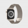 Стальной ремешок мелкое плетение Uniq Dante для Apple Watch 38/40/41 мм сияющая звезда - фото № 2