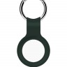 Силиконовый брелок-подвеска с кольцом для ключей iNeez для AirTag зеленый лес