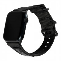 Ремешок UAG Nato Eco Strap для Apple Watch 49/45/44/42 мм графит/черный (Graphite/Black)