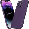 Чехол Memumi ультра тонкий 0.3 мм для iPhone 14 Pro фиолетовый