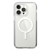 Чехол Speck Presidio Perfect-Clear с MagSafe для iPhone 14 Pro Max прозрачный/белый (Clear/White)