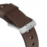 Кожаный ремешок Nomad Modern Band для Apple Watch 49/45/44/42 мм коричневый/серебро (Brown/Silver) - фото № 4