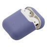 Силиконовый чехол Gurdini Silicone Case для AirPods фиолетовый - фото № 2