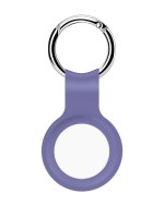 Силиконовый брелок-подвеска с кольцом для ключей iNeez для AirTag лаванда