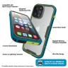 Водонепроницаемый чехол Catalyst Total Protection Case для iPhone 13 Pro Max голубой (Marine Blue) - фото № 4