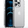 Чехол Gurdini Alba Series Protective для iPhone 12 Pro Max матовый полупрозрачный