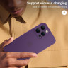 Чехол Memumi ультра тонкий 0.3 мм для iPhone 14 Plus фиолетовый - фото № 6