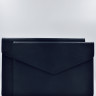Чехол DOST Leather Co. для MacBook Pro 14" (2021) / MacBook Air 13" (2022) черничный - фото № 2