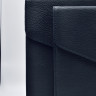 Чехол DOST Leather Co. для MacBook Pro 14" (2021) / MacBook Air 13" (2022) черничный - фото № 6