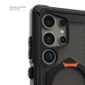 Чехол UAG Plasma XTE для Samsung Galaxy S24 Ultra черный/оранжевый (Black/Orange) - фото № 4
