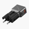 Универсальный сетевой адаптер EnergEa TravelWorld Adapter 25 25 Вт темно-серый - фото № 3