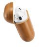 Чехол Gurdini Premium Leather Case для AirPods светло-коричневый - фото № 4