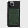 Чехол-подставка и бумажник Uniq Lyft MagSafe для iPhone зеленый