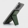 Чехол-подставка и бумажник Uniq Lyft MagSafe для iPhone зеленый - фото № 2
