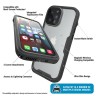 Водонепроницаемый чехол Catalyst Total Protection Case для iPhone 13 Pro черный (Stealth Black) - фото № 4