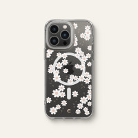 Чехол SPIGEN CYRILL Cecile с MagSafe для iPhone 14 Pro разноцветный (White Daisy)