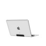 Чехол UAG Lucent для MacBook Air 13" (2022) прозрачный/черный (Ice/Black) - фото № 4