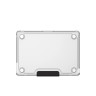 Чехол UAG Lucent для MacBook Air 13" (2022) прозрачный/черный (Ice/Black) - фото № 6